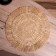 Wicker rug round 40 cm