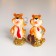 Souvenir Polystone "Tiger Businessman with bills and coins" MIX 5.8x3x3.5 cm