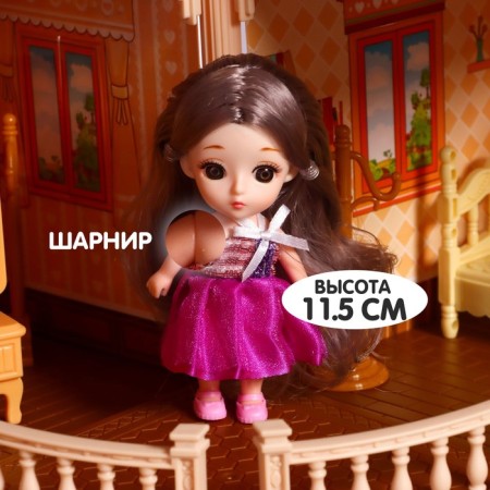 House for dolls "My dear house", with dolls 2 pcs., 388 details, with accessories-7