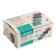 Papers clamps 41 mm, 12 pieces, development, metal, mix x 4 colors, cardboard box