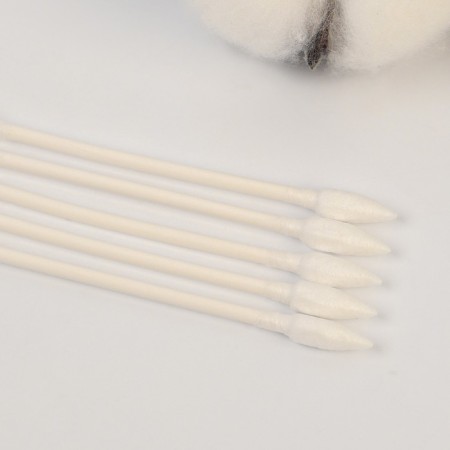 Cotton sticks, package 100 pcs., Tip - sharp, cotton/paper (stick)-2