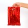 Gift, metallized package, "stars" red 17x25 cm, 20 microns 10pcs set