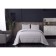 A set with a bedspread "Nadin", size 230x250 cm, 50x70 cm - 2 pcs, color gray