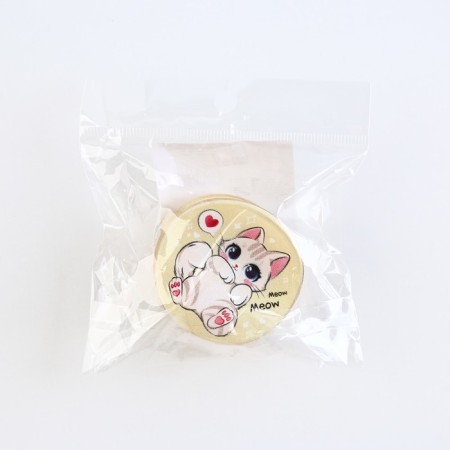 Hair crab, hair clips, beige color, 5 x 5 x 3.5 cm-5