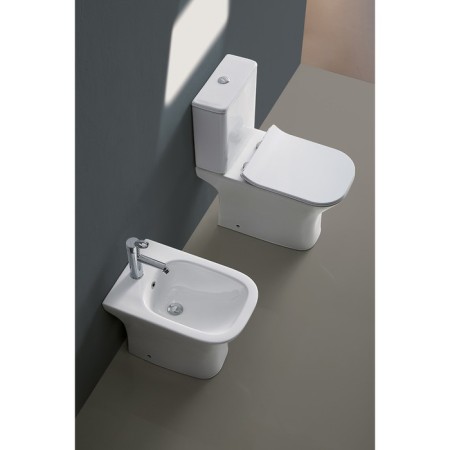 Azario Fretta Square, 525x340x400 mm, white, white-8
