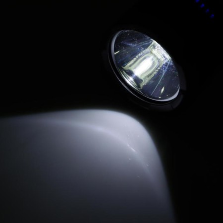 Manual battery flashlight, 3 W+3 W, 1200 mAh, COB, charge indicator-3