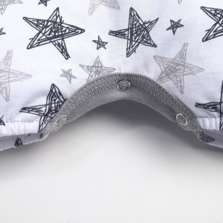 Body baby, white color/stars, height 68cm-3