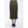 Female skirt, size 44, green color