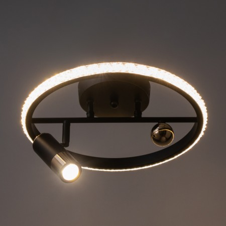 Acropolus chandelier 35W LED black, gold 2700-6400K 30x30x15cm-2