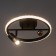 Acropolus chandelier 35W LED black, gold 2700-6400K 30x30x15cm
