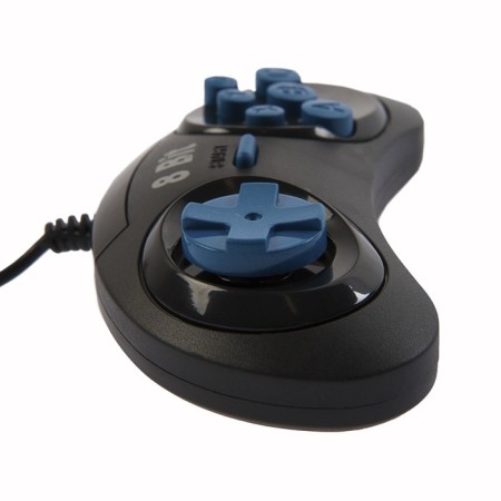 Gampad for Dendy 8-bit, 9pin (narrow connector), black-4