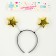 Carnival rim "stars", the color of the gold