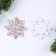 Decor "Snowflakes with a pattern", set of 3 pcs, mix
