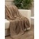 Texrepublic blanket, size 180x200 cm, brown color