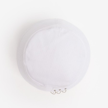 Panama Minaku with rings, white color, size 56-58-4