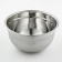 A stainless steel bowl with a measured scale, 1.2 l, 20 × 10.2 cm, thickness 0.6 mm