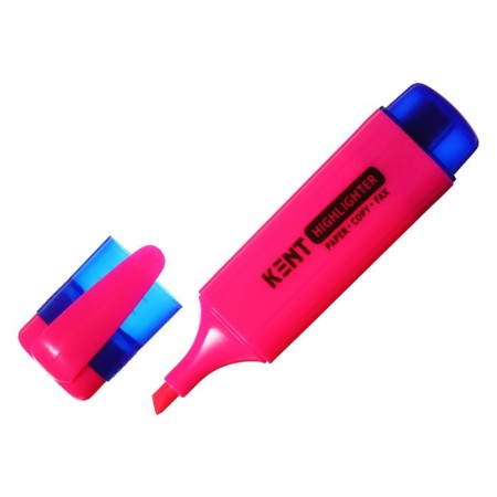 A set of markers-textbooks 4 pieces, a beveled tip, 5.0 mm, pink-1