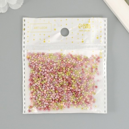 Glass beads 11/0 "Matte. Melange Autumn" 10 g-3