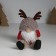 Souvenir Textile "Dwarf in a gray lamb hat with horns" 6.2x9.5x18.5 cm