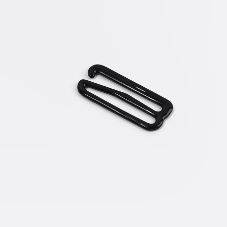 Hand hook, metal, 25 mm, 20 pcs, black color-1