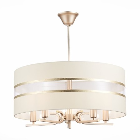 Ceiling EVOLUCE lamp. Sle300213-05. Almese. 5x40 watts, E14, 55x55x58 cm, champagne color