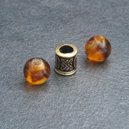 Комплект из трёх бусин "Манназ"-1