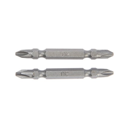 Bits double -sided tundra, magnetized, steel CRV, PH2 x 65 mm, 2 pcs.-1