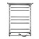 Electric towel Indigo Brace Lux, 700x400 mm, timer, hidden installation, chrome