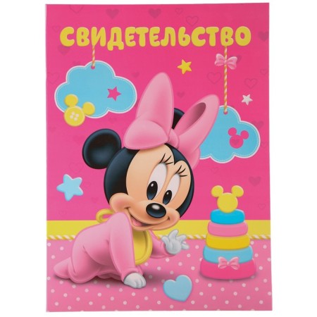 Cover for documents set "My first documents", Minnie Mouse, 21x30 cm-3