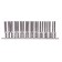 Set of end heads Stels 13603, 1/2 ", hexagonal, elongated, CRV, 10-22 mm, 10 pcs.