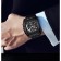 Watch of wrist, D-4.5 cm, calendar, chronograph, waterproof, luminous, black