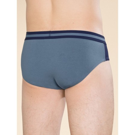 Men's panties, size l, jeans color, dark gray, 2 pcs-5