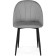 STULL OF A MARAL CARKASAS Logan Metal/velor, black/dark gray 48x52x82 cm
