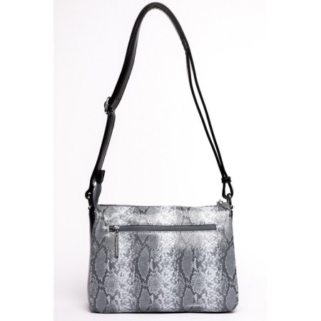 Cross-Body Bag, eco-leather, ludor light gray, 27x7x2x20 cm-1
