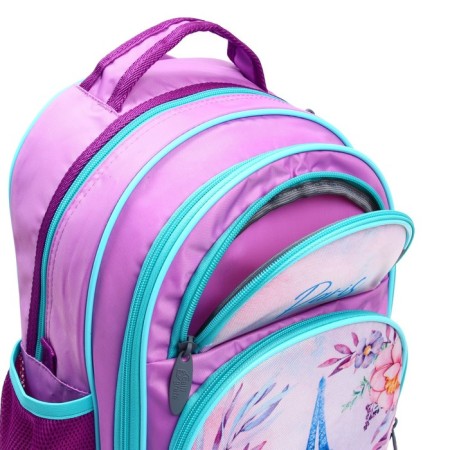 School backpack, 36 x 23 x 13 cm, ergonomic back, calligrata p "Paris"-8