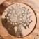 Interior souvenir in the wooden ring "tree" 30x8x33 cm
