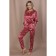 Female trousers, size 46, red color