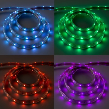 Ecola LED strip 14 × 7 mm, 10 m, IP68, SMD5050, 30 LED/m, 7.2 W/m, 220 V, RGB-2