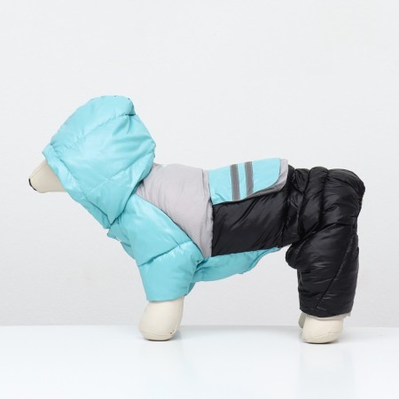 The overalls "anorak" reflective, size 14 (DS 32, OG 42, Osh 31 cm), black and blue-3