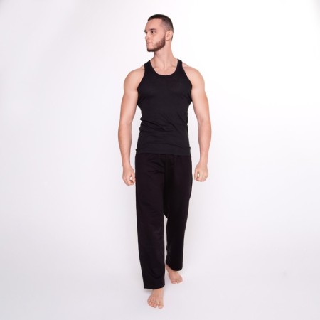 Men's home Comfort pants, black color, size 56-1