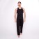 Men's home Comfort pants, black color, size 56