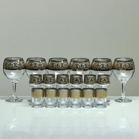 Mini-bar 18 objects wine carousel Florence, dark 240/55/50 ml-7