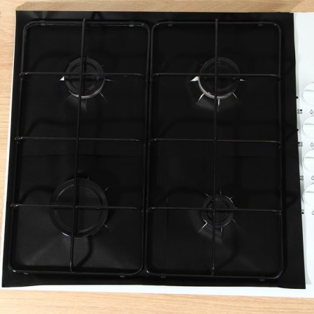 Protective coating for a gas stove, 4 pcs, Teflon, black color-2