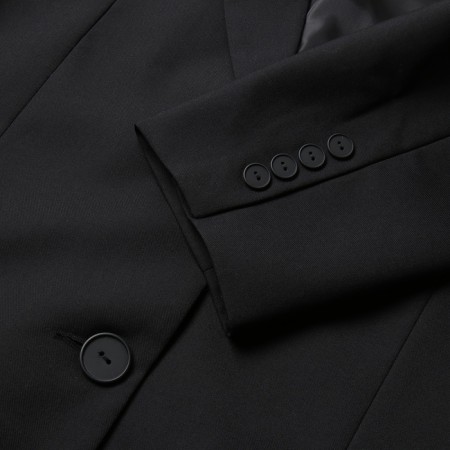 Women's jacket Minaku: classic, black color, size 46-48-11