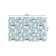 A set of napkins for setting the Snow Settlement table, rectangular, rounded edges, size 30x46 cm, 4 pcs