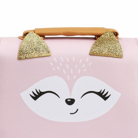 Children's bag "Fox", with ears of the river. 16*12*6.5 cm-3