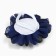 Outlet. Bant for hair on an elastic band, white with blue, 11 cm, Minnie Mouse