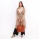 Shopper bag on magnet, brown color