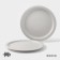 Magistro jarwah lausanne plates, d = 25 cm, dining, set 2 pcs, porcelain, gray