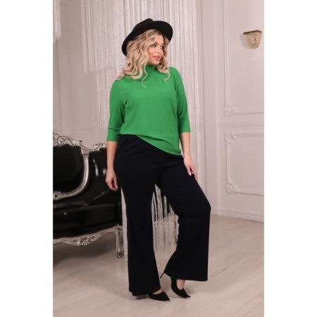 Women's turtleneck, size 52, green color-13